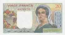 Tahiti 20 Francs Young farmer - ND (1951) - Specimen P.21