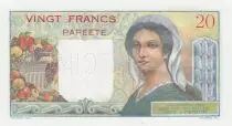 Tahiti 20 Francs Young farmer - ND (1951) - Specimen P.21