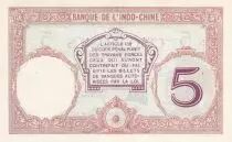 Tahiti 5 Francs - Femmes casquée -  ND (1927) - Série L.50 - Kol.509b