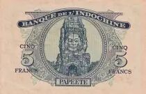 Tahiti 5 Francs, Minerve - 1944 - 1032838