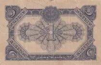 Tailandia 1 Baht - Blue - 1946 Serial N.76