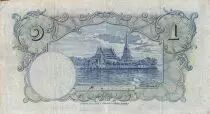 Tailandia 1 Baht Rama VII - 20-09-1934 - Serial A74