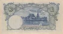 Tailandia 1 Baht Rama VII - 22-09-1934 - Serial A75