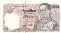 Tailandia 10 Baht, Rama IX - 1980 - Sign. 57 - UNC