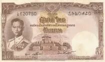 Tailandia 10 Bath Thailand - Rama IX - 1955 - Serial L96
