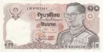 Tailandia 10 Bath Thailand - Rama IX - 1980 - Serial 1H