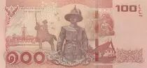Tailandia 100 Baht - Rama IX - ND - 2015 - P.120