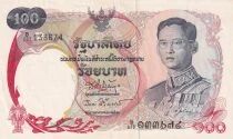 Tailandia 100 Baht - Rama IX - The Royal Barge ?Suphannahong? - B293