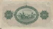 Tailandia 20 Baht - Procession - 15-09-1929 Serial P.43 - P.18
