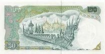 Tailandia 20 Baht - Rama IX - ND (1971) - P.84