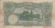 Tailandia 20 Baht Rama VII - Temple - 29-01-1935 Serial P.7