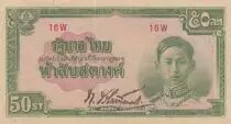 Tailandia 50 Satang Rama VIII - 1942 - Serial 16W