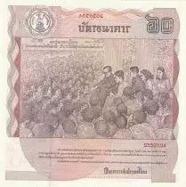 Tailandia 60 Baht Rama IX - King 60 th birthday - 1987