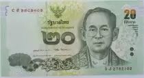 Tailandia New1.2013 20 Baht, Rama IX