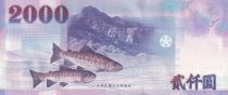 Taiwan 2000 New dollars - Satellites - Fishs - 2001 - P.1995
