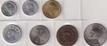 Taiwan Set of 7 Coins - 1950-1980
