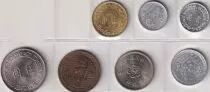 Taiwan Set of 7 Coins - 1950-1980