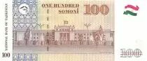 Tajikistan 100 Somoni I. Somoni - Pres. Palace in Dushanbe