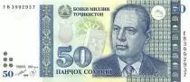 Tajikistan 50 Somoni B. Gafurov - «Choikhanai Sina»