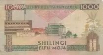 Tansania 1000 Schillingi - Pdt Mwinyi - Elephant - 1990 - P.22