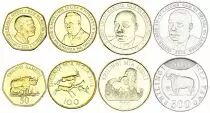 Tansania 50,100,200,500 Shilingi - Set of 4 Coins - 2014-2015 - AU