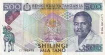 Tansania 500 Schillingi - President Mwinyi - ND (1993) - P.26a