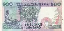 Tansania 500 Schillingi - President Mwinyi - ND (1993) - Serial HT - P.26b