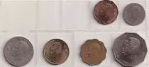 Tansania Set of 6 Coins - 1966-1976