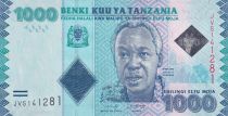 Tanzania 1000 Schillingi - Julius Nyerere - ND (2019) - Serial JV - P.NEW