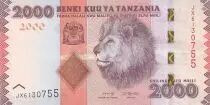 Tanzania 2000 Schillingi Lion - 2020 - Serial JX