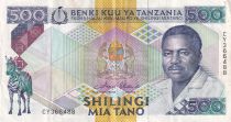 Tanzania 500 Schillingi - President Mwinyi - ND (1993) - P.26a