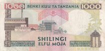 Tanzanie 1000 Schillingi - Président Mwinyi - ND (1993) - Série EN - P.27b