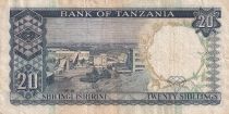 Tanzanie 20 Shillings - J. Nyerere - ND (1966) - Série R - P.3a