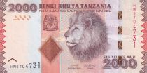 Tanzanie 2000 Schillingi - Lion - ND (2020) - Série HM - P.NEW