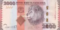 Tanzanie 2000 Schillingi Lion - 2020 - S&eacute;rie JZ