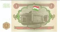 Tayikist&aacute;n 1 Rouble Parliament - 1994