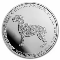 Tchad L&eacute;vrier Celtic (animaux celtiques) - 1 once argent Tchad 2022