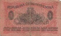Tch&eacute;coslovaquie 1 Koruna - 1919 - P.6