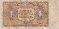 Tchécoslovaquie 1 Koruna - Armoiries - 1953 - P.78b