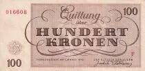 Tch&eacute;coslovaquie 100 Korun - Theresienstadt - Mo&iuml;se - 1943 - SUP