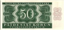 Tchécoslovaquie 50 Korun - Mineur  - 1950