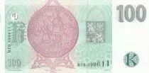 Tchèque République 100 Korun Roi Karel IV - Sceau -1997