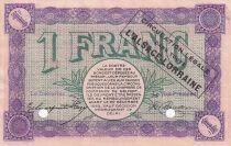 Territoire-de-Belfort Bon 1 Franc - Chambre de Commerce de Belfort - 1918 - Annul&eacute;
