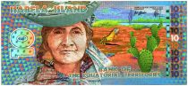 Territoires Equatoriaux 10 Francs, Isabela Island - Femme - Crabe et Indiens 2014