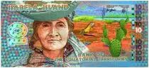 Territori Equatoriali 10 Francs, Isabela Island - Woman - Lightfoot crabe Indians peopleIsabela Island - Woman - Lightfoot crabe