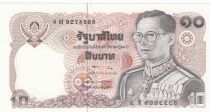 Thailand 10 Baht, Rama IX - 1980 - Sign. 57 - UNC