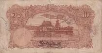 Thailand 10 Baht Rama VII - Temple - 29-12-1934 - Serial N.13
