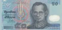 Thailand 50 Baht - Rama IX - Rama IV - Polimer - 1997 - 7D Series
