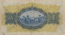 Tha&iuml;lande 1 Baht - Ecriture Tha&iuml; - Ceremonial royale - 1927 - S&eacute;rie H71