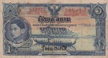 Thaïlande 1 Baht Roi Rama VIII - Temple - 22-07-1935 - Série C.49